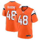 Zennovawear Mitchell Fraboni Denver Broncos Team Game Jersey - Orange