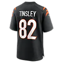Zennovawear Mitchell Tinsley Cincinnati Bengals Team Game Jersey - Black