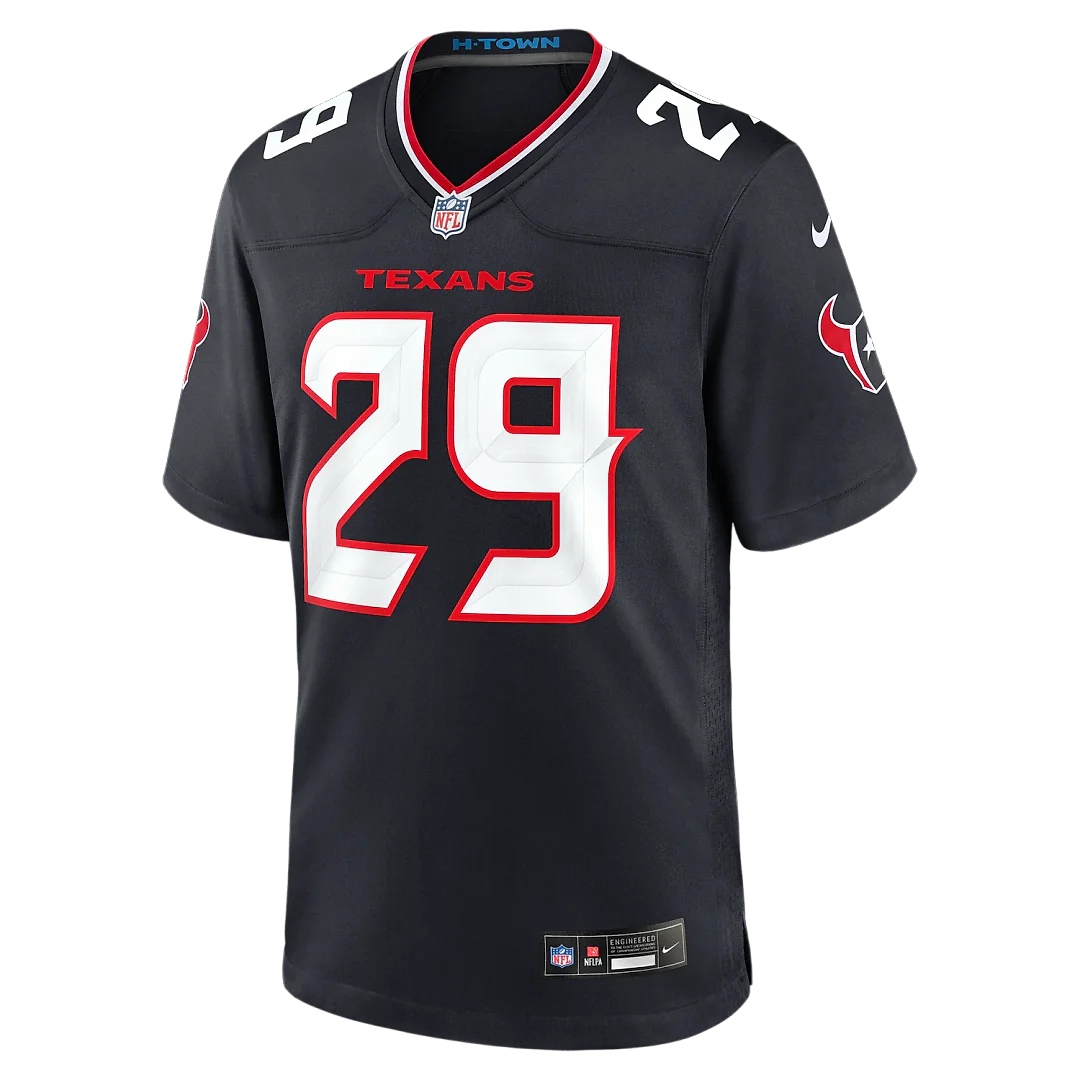 Zennovawear M.J. Stewart Houston Texans Team Game Jersey - Navy