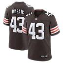 Zennovawear Mohamoud Diabate Cleveland Browns Team Game Jersey - Brown
