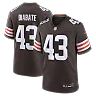 Zennovawear Mohamoud Diabate Cleveland Browns Team Game Jersey - Brown