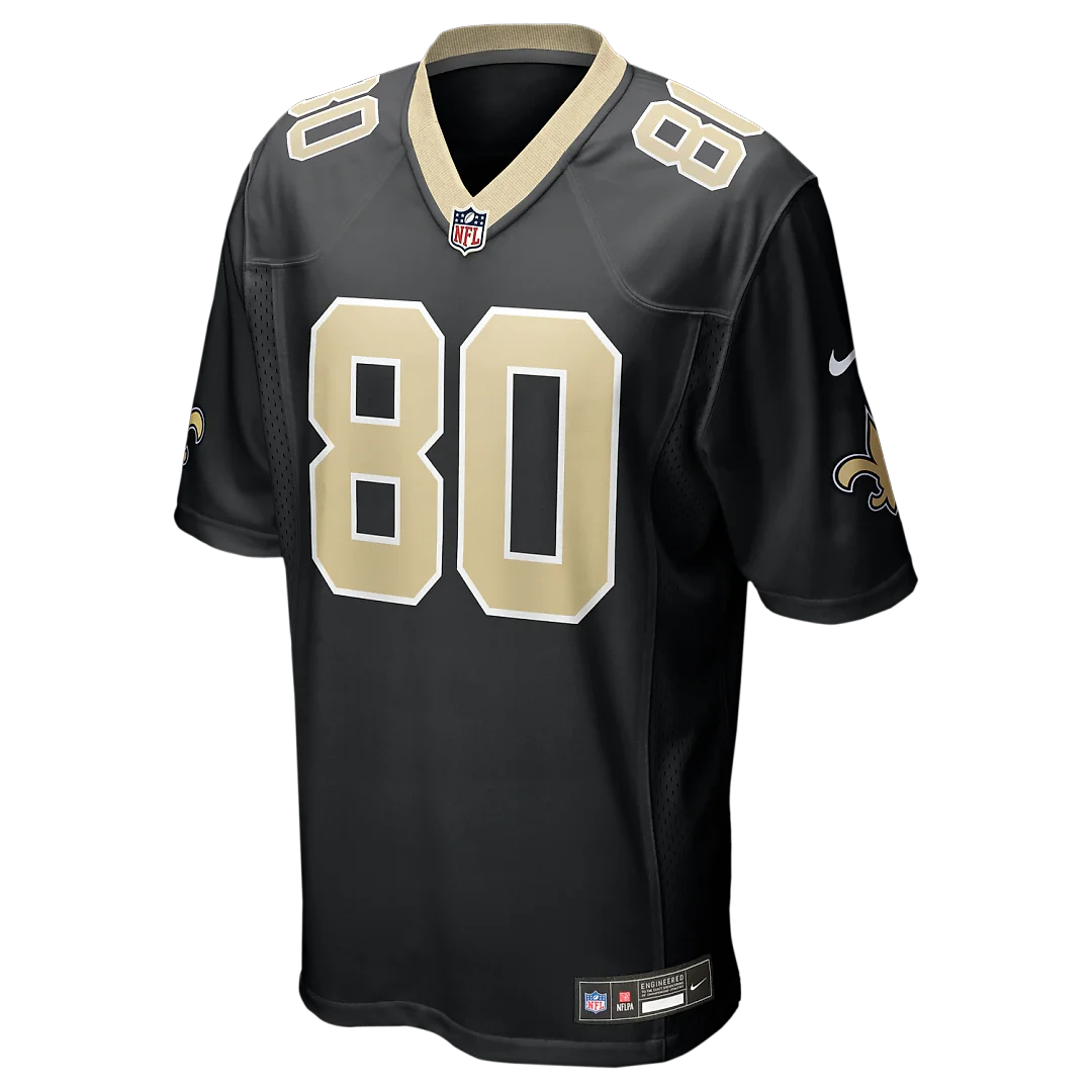 Zennovawear Moliki Matavao New Orleans Saints Team Game Jersey - Black