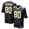 Zennovawear Moliki Matavao New Orleans Saints Team Game Jersey - Black