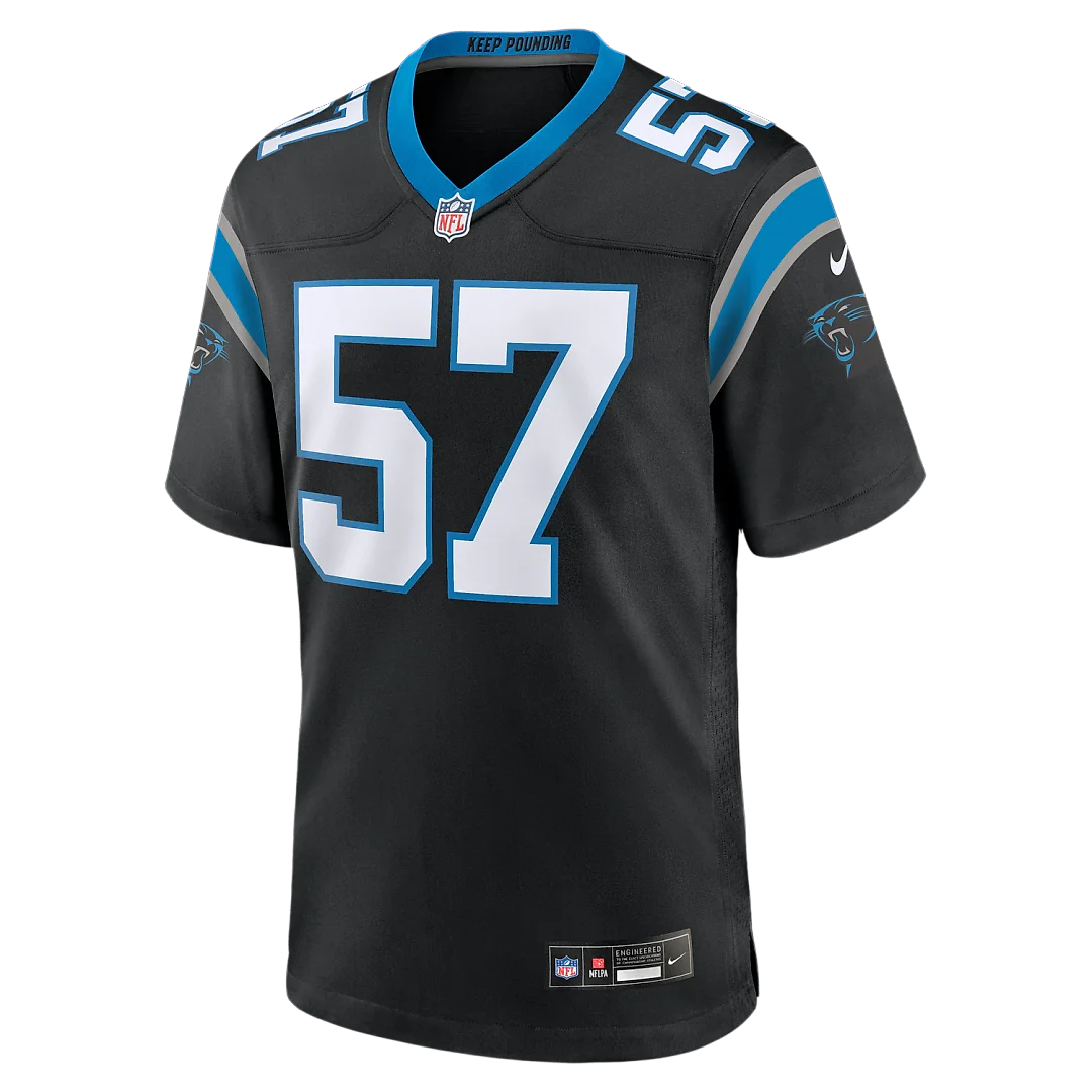 Zennovawear Monroe Freeling Carolina Panthers 2026 NFL Draft First Round Pick No. 19 Team Game Jersey - Black