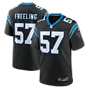 Zennovawear Monroe Freeling Carolina Panthers 2026 NFL Draft First Round Pick No. 19 Team Game Jersey - Black