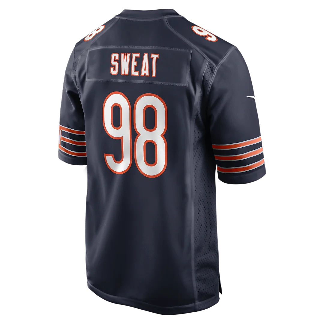 Zennovawear Montez Sweat Chicago Bears Game Jersey - Navy