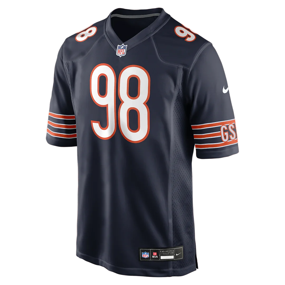 Zennovawear Montez Sweat Chicago Bears Game Jersey - Navy