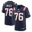 Zennovawear Morgan Moses New England Patriots Team Game Jersey - Navy