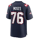 Zennovawear Morgan Moses New England Patriots Team Game Jersey - Navy