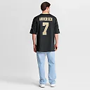 Zennovawear Morten Andersen New Orleans Saints Game Retired Player Jersey - Black