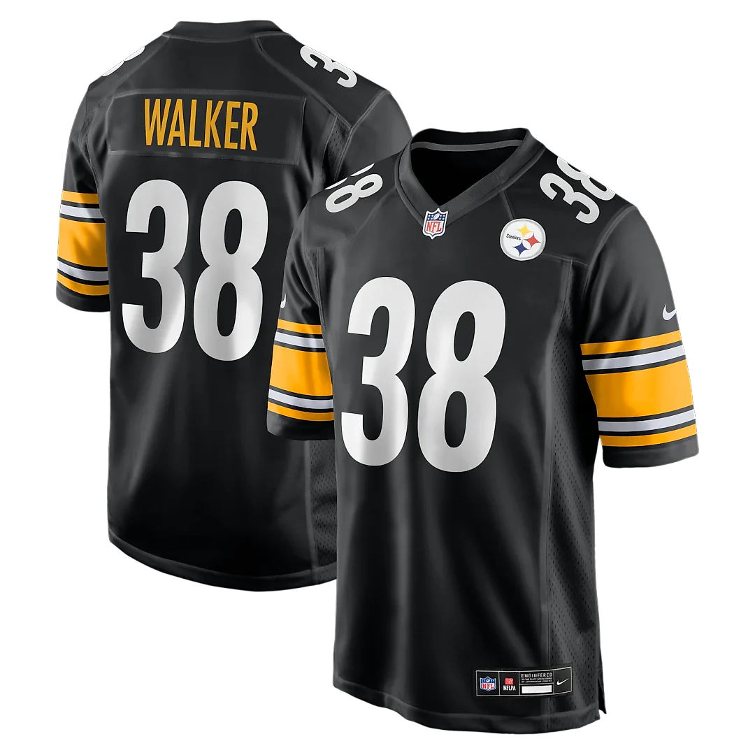Zennovawear Mykal Walker Pittsburgh Steelers Team Game Jersey - Black