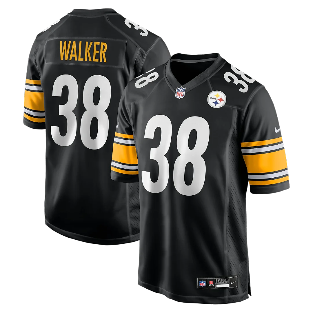 Zennovawear Mykal Walker Pittsburgh Steelers Team Game Jersey - Black