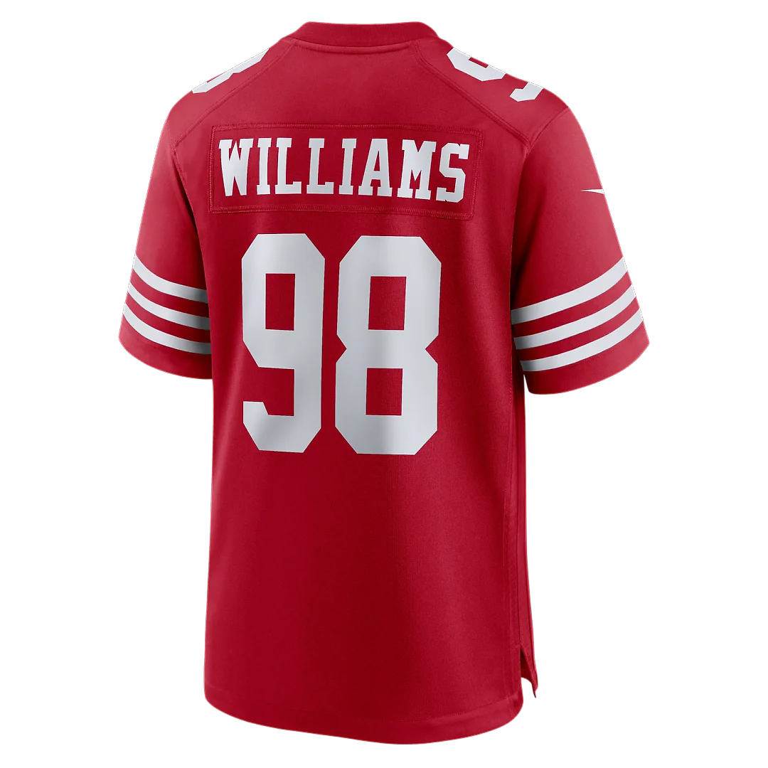 Zennovawear Mykel Williams San Francisco 49ers Team Game Jersey - Scarlet