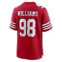 Zennovawear Mykel Williams San Francisco 49ers Team Game Jersey - Scarlet