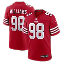 Zennovawear Mykel Williams San Francisco 49ers Team Game Jersey - Scarlet