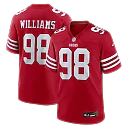 Zennovawear Mykel Williams San Francisco 49ers Game Player Jersey - Scarlet
