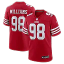 Zennovawear Mykel Williams San Francisco 49ers Team Game Jersey - Scarlet