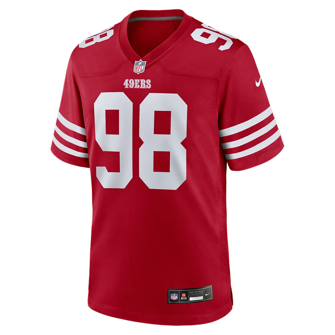 Zennovawear Mykel Williams San Francisco 49ers Game Player Jersey - Scarlet