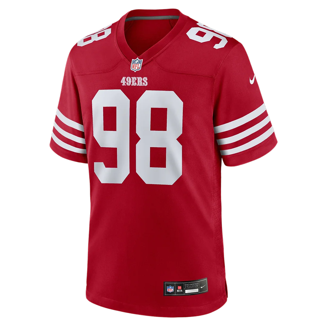 Zennovawear Mykel Williams San Francisco 49ers Team Game Jersey - Scarlet