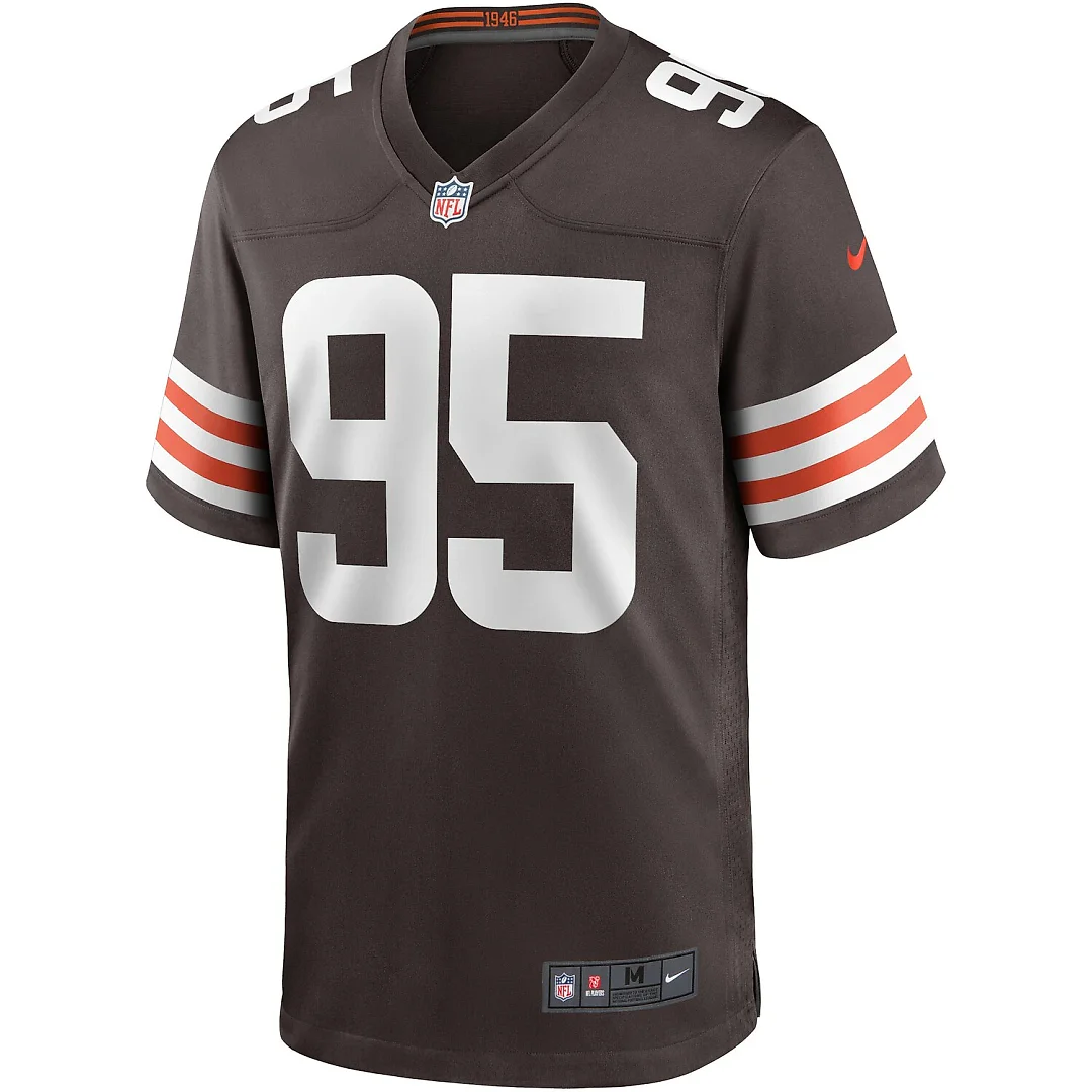 Zennovawear Myles Garrett Cleveland Browns Game Player Jersey - Brown