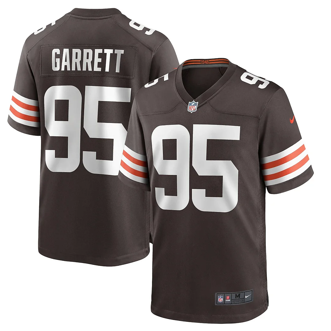 Zennovawear Myles Garrett Cleveland Browns Player Game Jersey - Brown