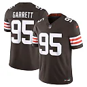 Zennovawear Myles Garrett Cleveland Browns Team Vapor FUSE. Stitched Limited Jersey - Brown