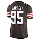 Zennovawear Myles Garrett Cleveland Browns Team Vapor FUSE. Stitched Limited Jersey - Brown