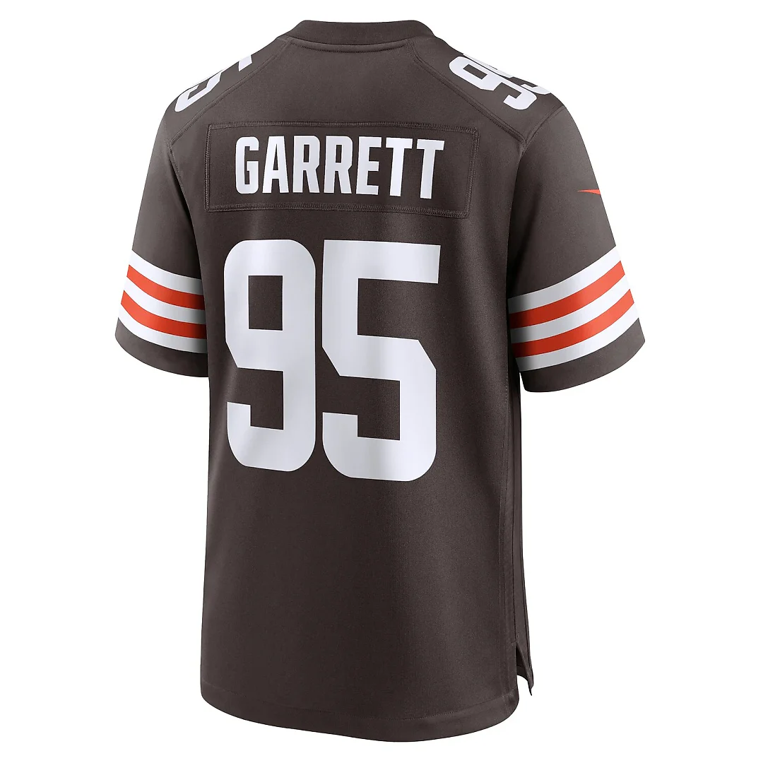 Zennovawear Myles Garrett Cleveland Browns Team Game Jersey - Brown