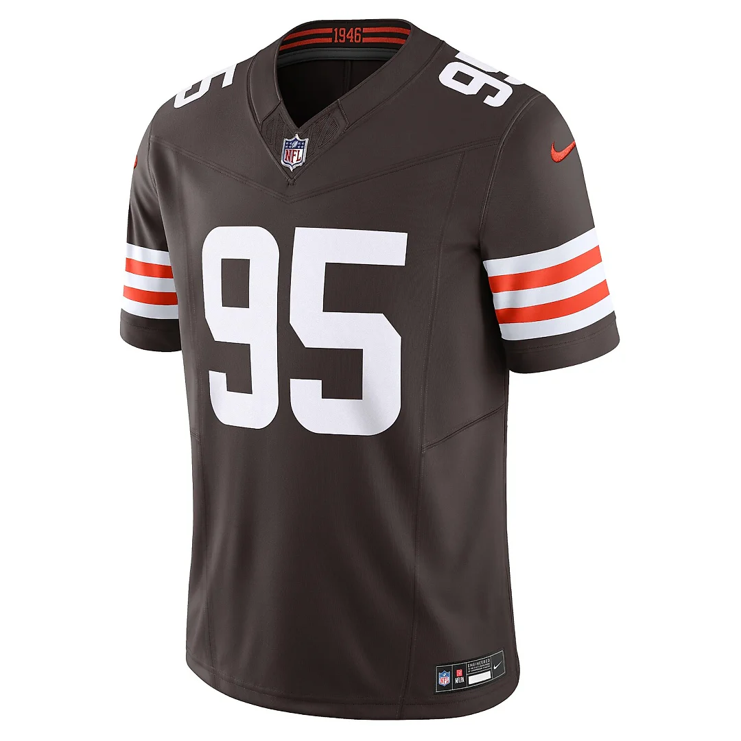 Zennovawear Myles Garrett Cleveland Browns Vapor FUSE. Limited Jersey - Brown