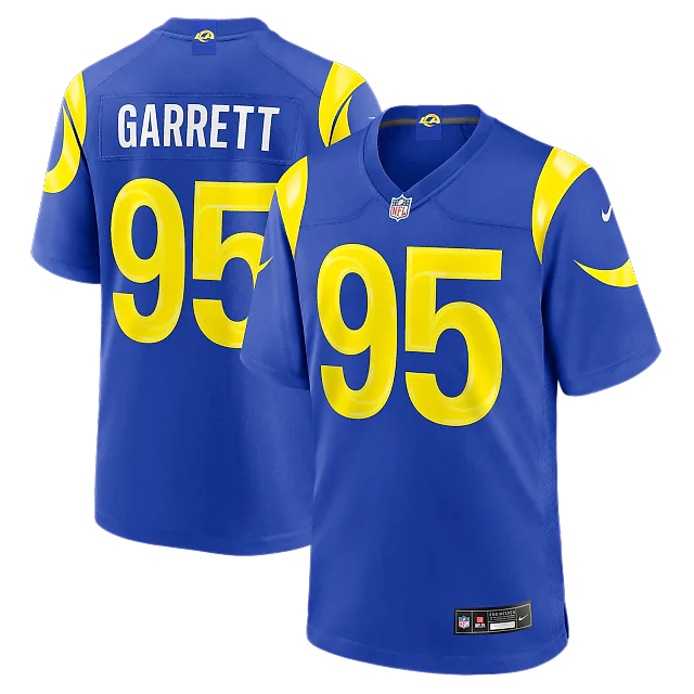 Zennovawear Myles Garrett Los Angeles Rams Team Game Jersey - Royal