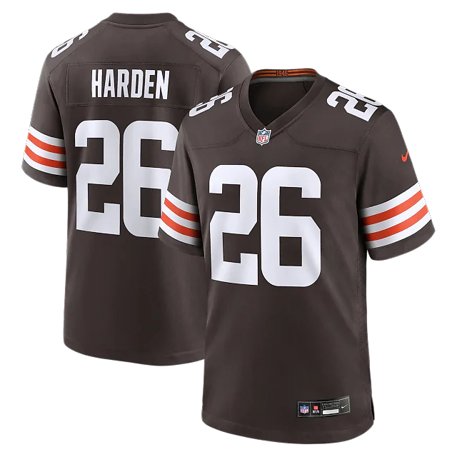 Zennovawear Myles Harden Cleveland Browns Team Game Jersey - Brown