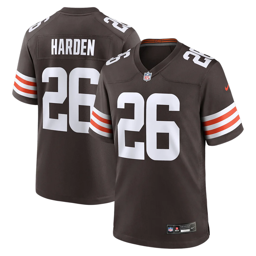 Zennovawear Myles Harden Cleveland Browns Team Game Jersey - Brown
