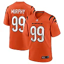 Zennovawear Myles Murphy Cincinnati Bengals Alternate Game Jersey - Orange