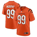 Zennovawear Myles Murphy Cincinnati Bengals Alternate Game Jersey - Orange