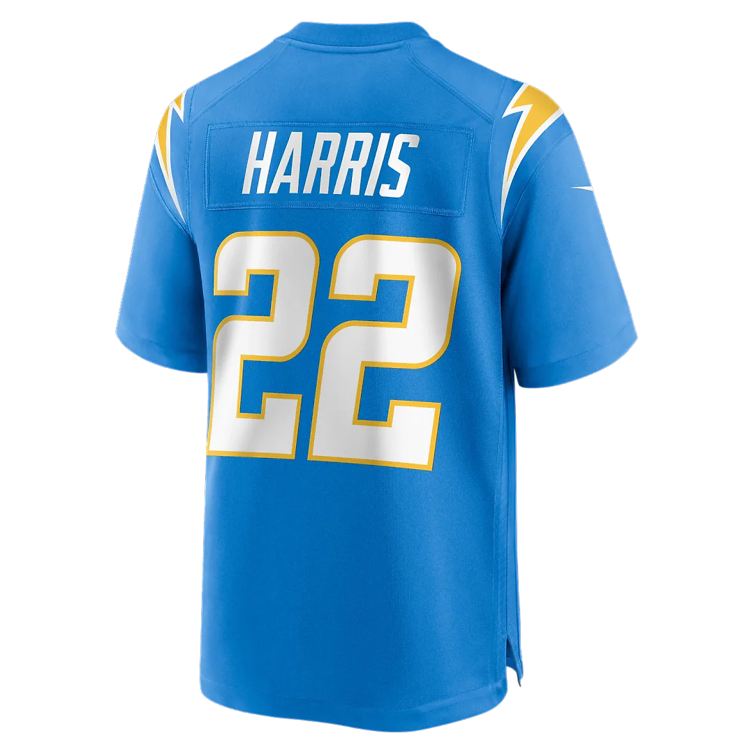 Zennovawear Najee Harris Los Angeles Chargers Game Player Jersey - Powder Blue