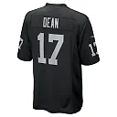 Zennovawear Nakobe Dean Las Vegas Raiders Team Game Jersey - Black