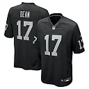 Zennovawear Nakobe Dean Las Vegas Raiders Team Game Jersey - Black