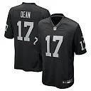 Zennovawear Nakobe Dean Las Vegas Raiders Team Game Jersey - Black