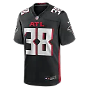 Zennovawear Nathan Carter Atlanta Falcons Team Game Jersey - Black