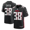 Zennovawear Nathan Carter Atlanta Falcons Team Game Jersey - Black