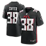 Zennovawear Nathan Carter Atlanta Falcons Team Game Jersey - Black
