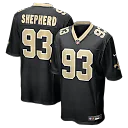 Zennovawear Nathan Shepherd New Orleans Saints Game Jersey - Black