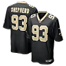 Zennovawear Nathan Shepherd New Orleans Saints Game Jersey - Black