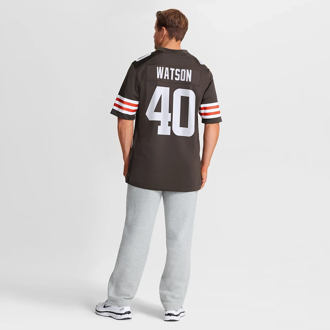 Zennovawear Nathaniel Watson Cleveland Browns Team Game Jersey - Brown