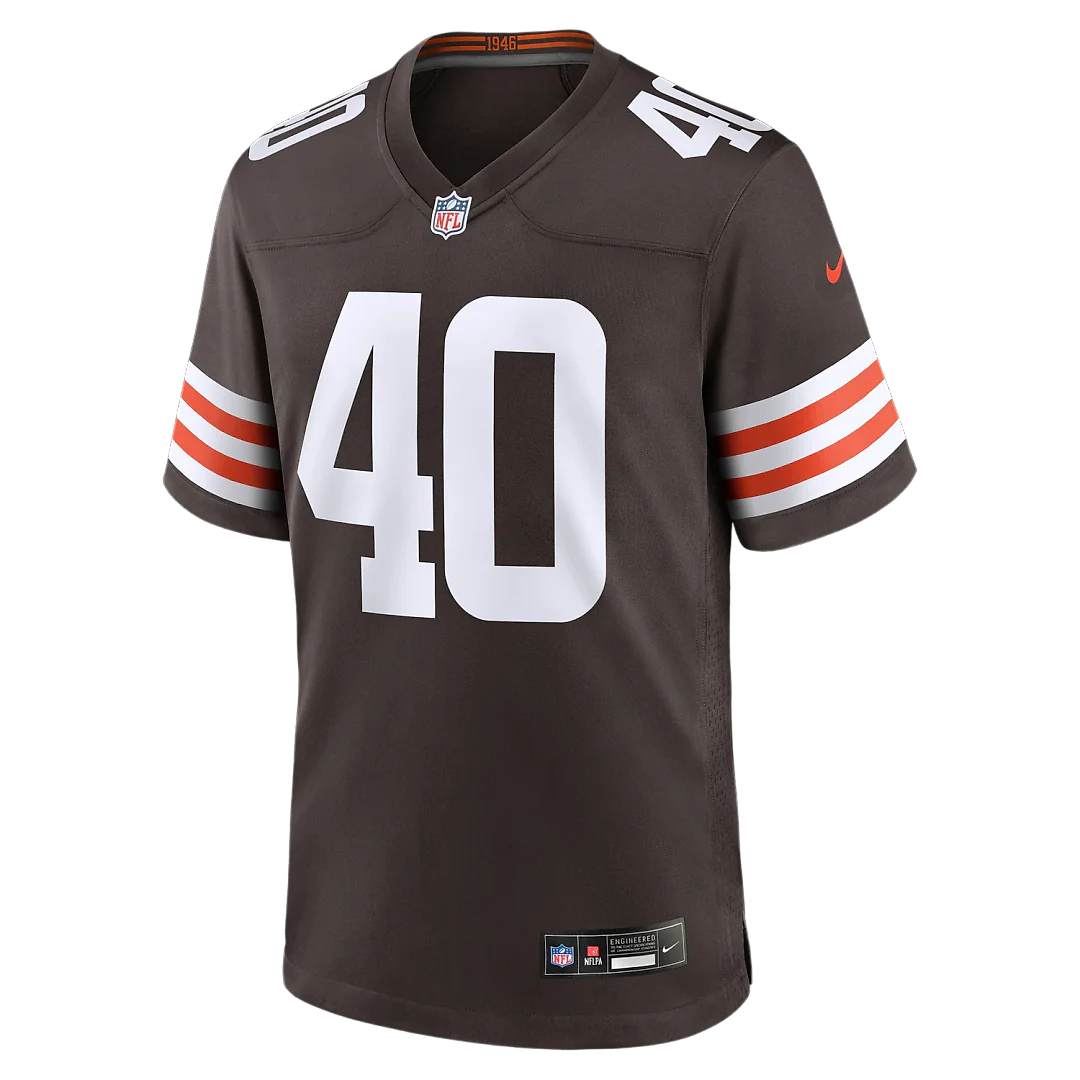 Zennovawear Nathaniel Watson Cleveland Browns Team Game Jersey - Brown