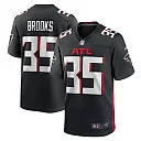 Zennovawear Natrone Brooks Atlanta Falcons Team Game Jersey - Black