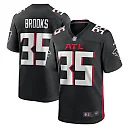 Zennovawear Natrone Brooks Atlanta Falcons Team Game Jersey - Black