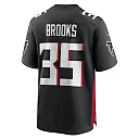 Zennovawear Natrone Brooks Atlanta Falcons Team Game Jersey - Black