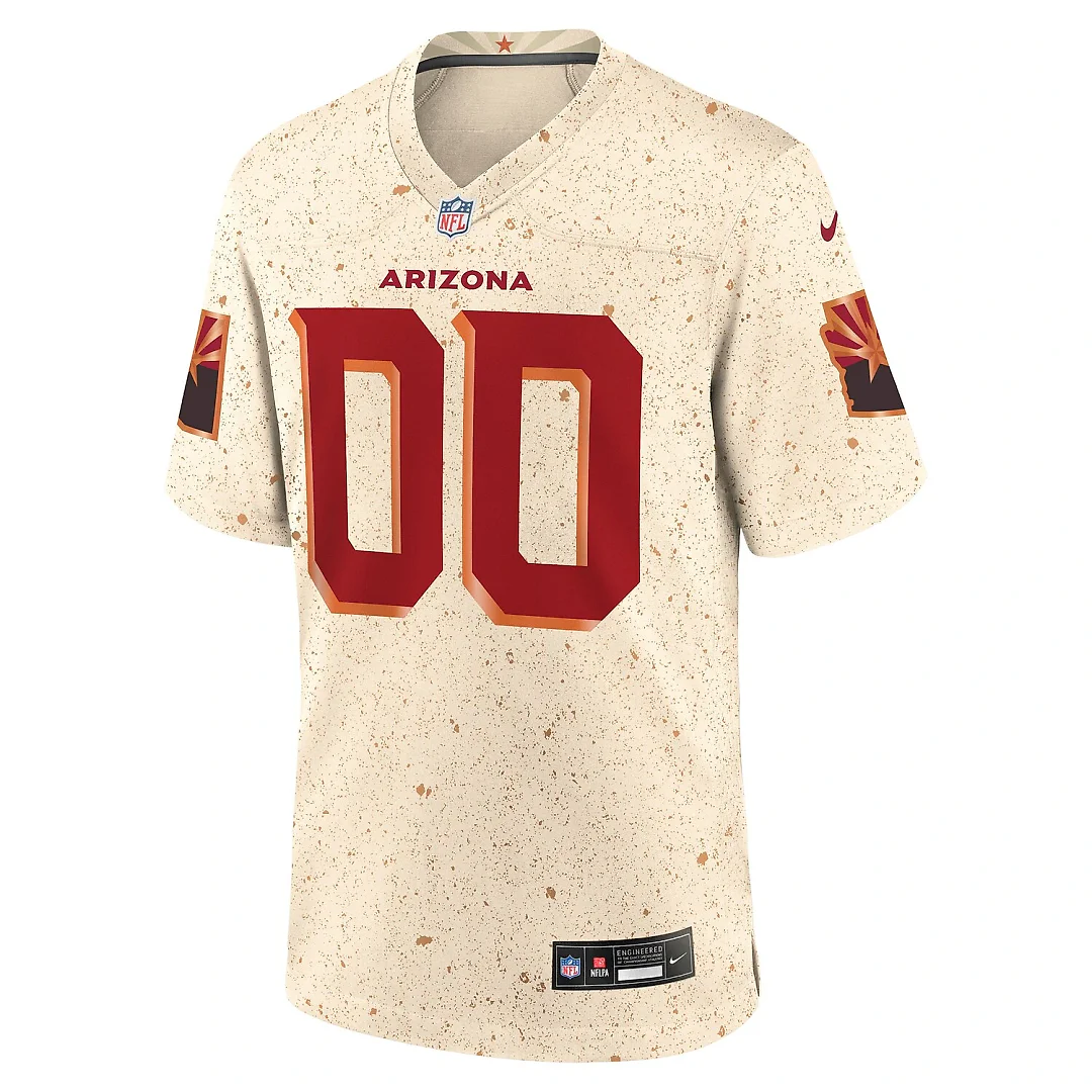 Zennovawear Arizona Cardinals 2025 Rivalries Collection Custom Game Jersey - Natural