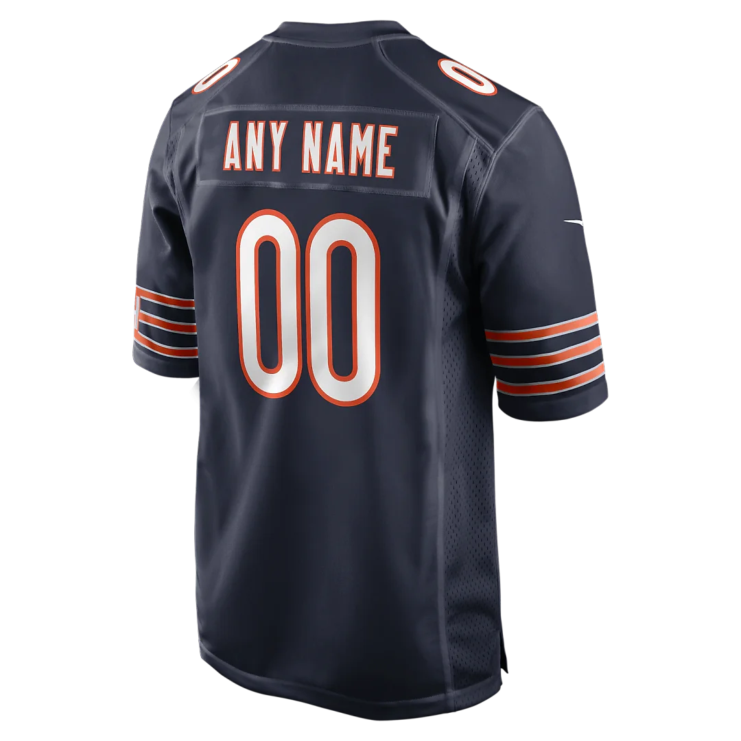 Zennovawear Chicago Bears Custom Game Jersey - Navy